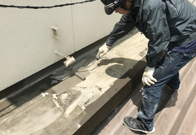 ポリマーセメント系塗膜防水